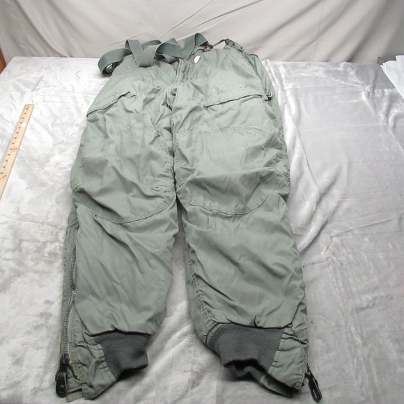 VTG‎ USAF Trousers Mens 38x30 F1B 1983 Extreme Cold Thick Insulated Bibs RARE!